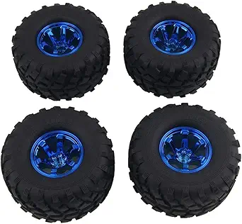 (Pack of 4) 130mm Hexagon Wheel Tyre for Radio Control Electric RC Car RC Model Vehicle Parts & Accessories