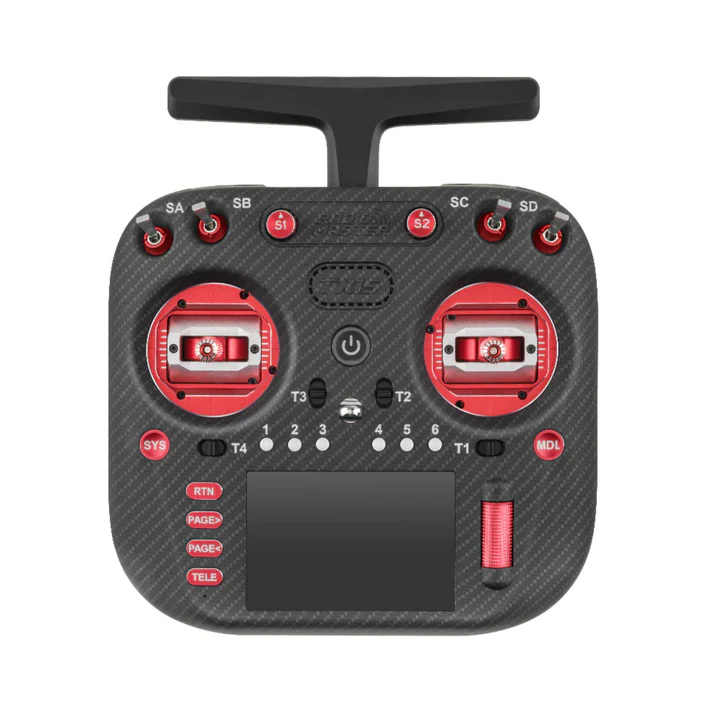 [AI34323] TX15 Max ELRS M2 Radio Controller Professional FPV RC Transmitter Long Range, Low Latency Remote For Drones & Aircraft (RED)