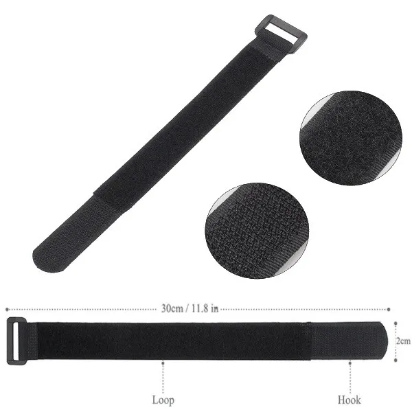[AI4566] 30cm Lipo Battery Strap Belt Reusable Cable Tie Wrap