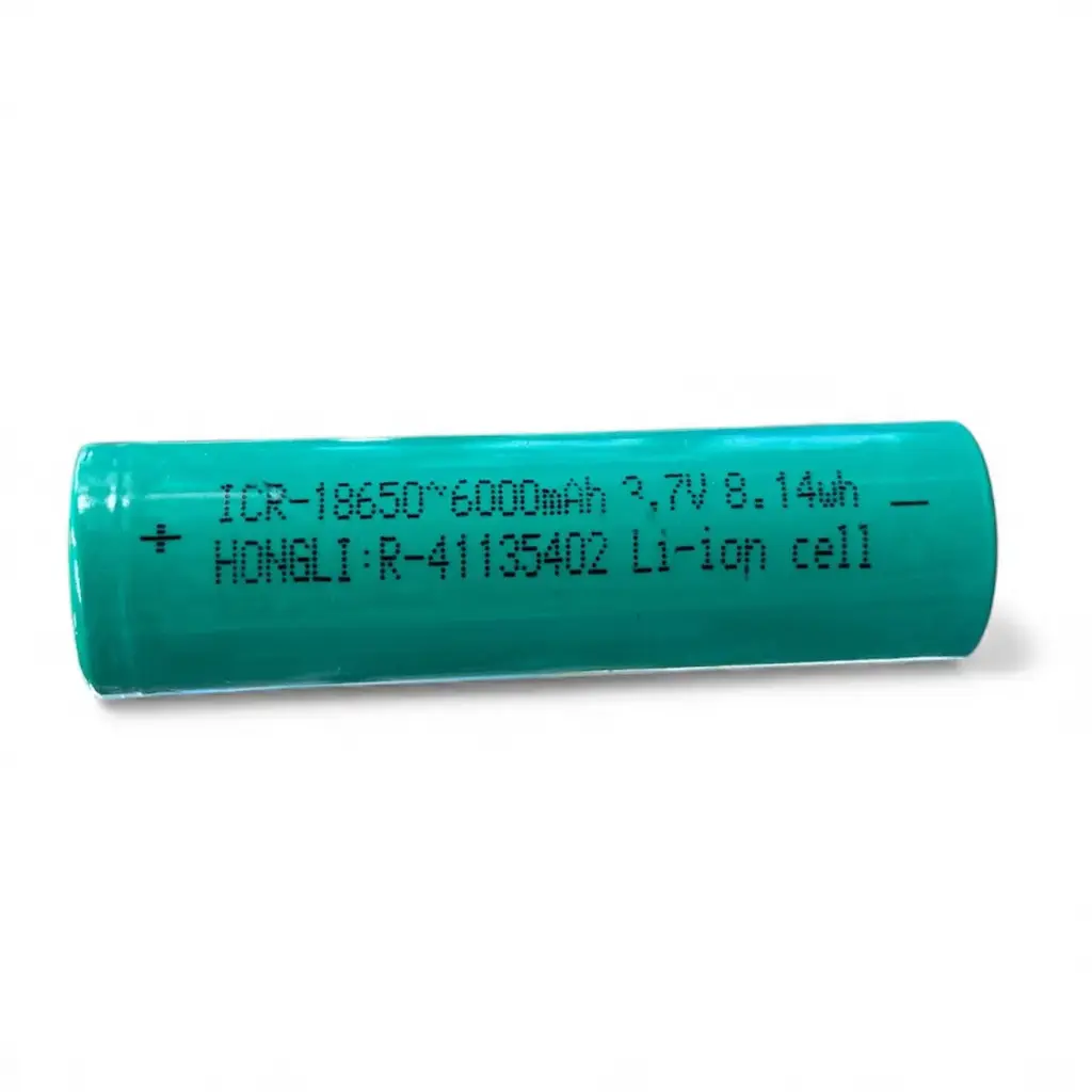 3.7V 18650 6000mAh 44 Grams Lithium-Ion Rechargeable Cell