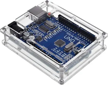Transparent Acrylic Case Shell Enclosure Gloss Box For Arduino UNO R3-Good quality (Arduino not included)